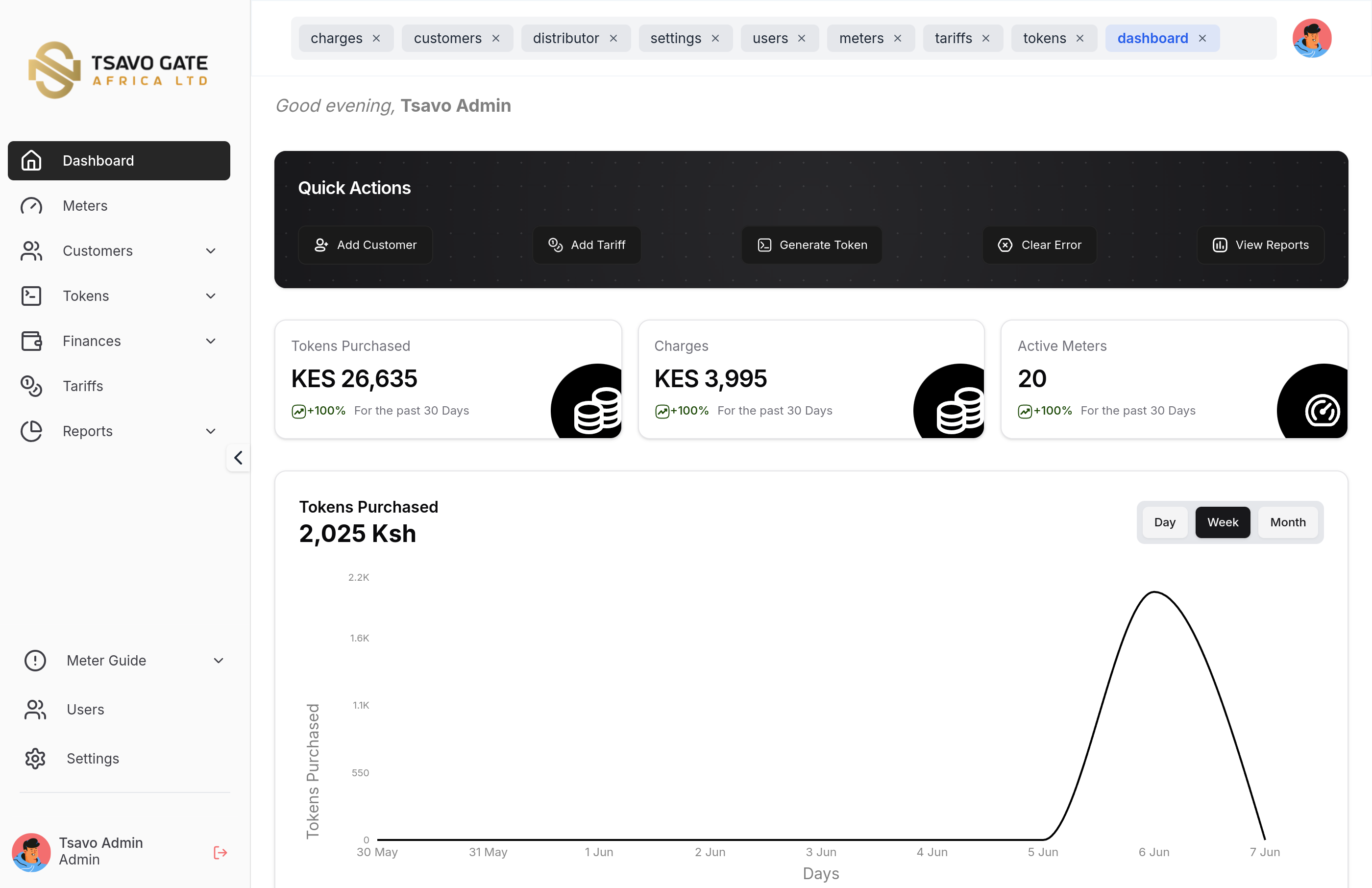 Utility Management and Vending Platform